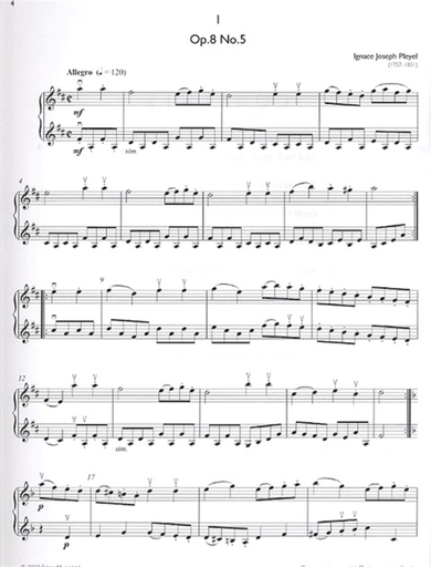 Cohen, M.: Real Repertoire Violin Duets - Intermediate violin duets of the 18th century (two violins)