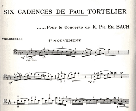 Tortelier, Paul: 6 Cadences-Cadenzas (Cello)