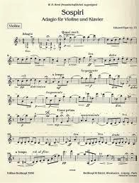 Elgar, Edward: Sospiri Op.70 (violin & piano)