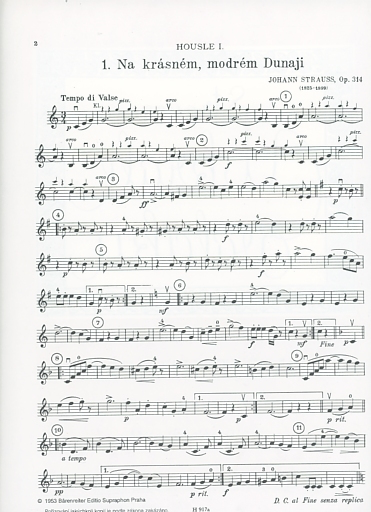 Strauss, Johann: The King of Waltzes (2 violins) Barenreiter