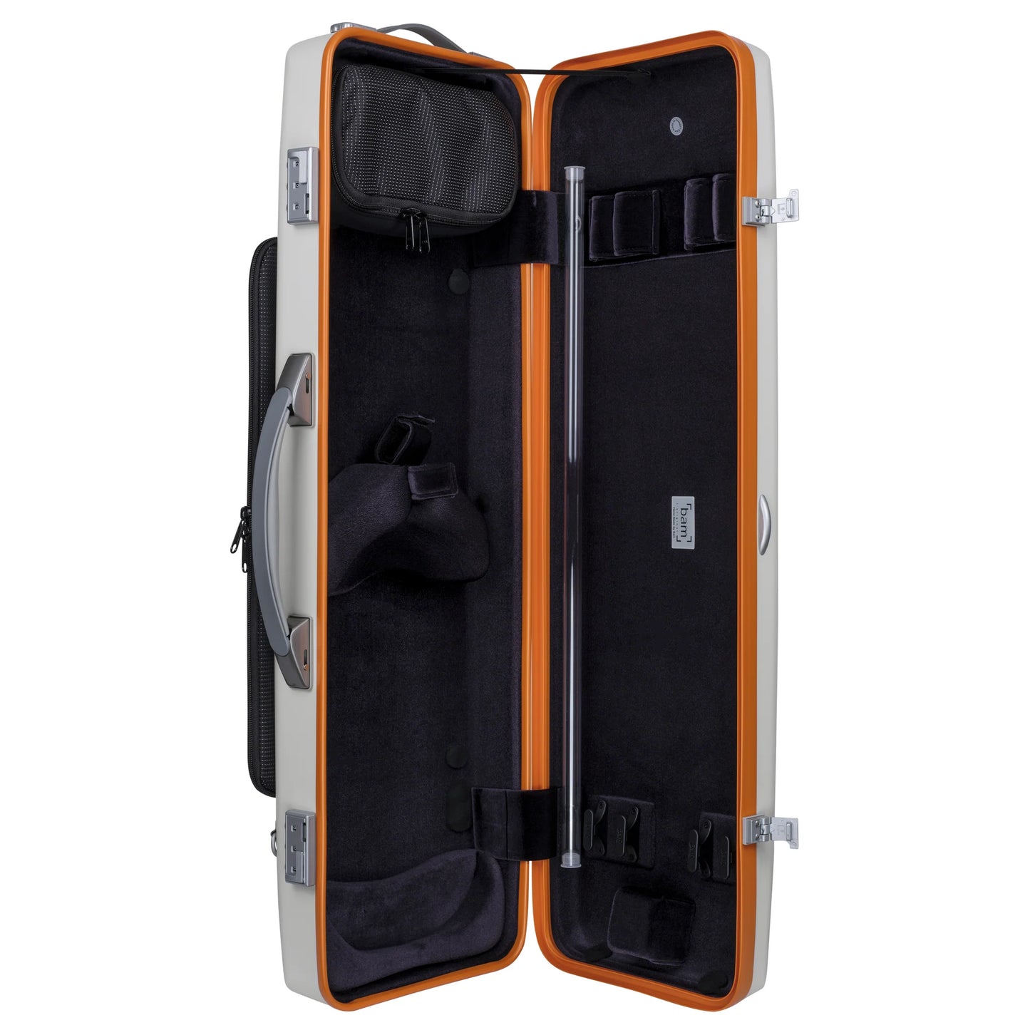 BAM Graffiti Hightech oblong violin case, blue & red | Metzler Violins