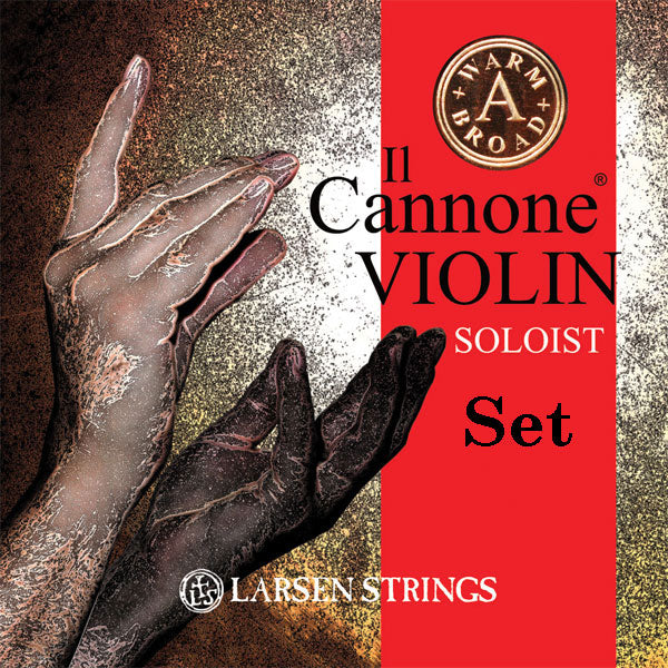 Larsen Il Cannone Soloist violin string set with warm/broad A-string, Denmark | Metzler Violins