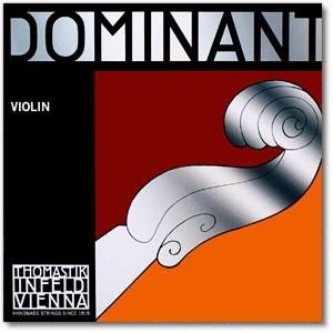 DOMINANT violin D string, aluminum-wound, 4/4, straight, Medium