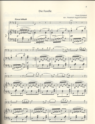 Schubert, F. (Kummer, arr./Birtel, ed.): Schubert-Lieder, Op. 117b, 25 Transcriptions, Vol. 1 (cello and piano)
