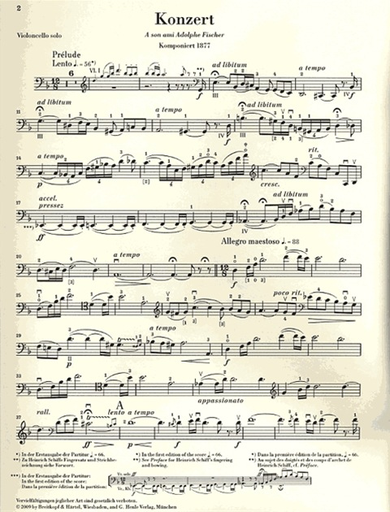 Lalo, E. (Jost, ed.): Concerto in D, urtext (cello & piano)