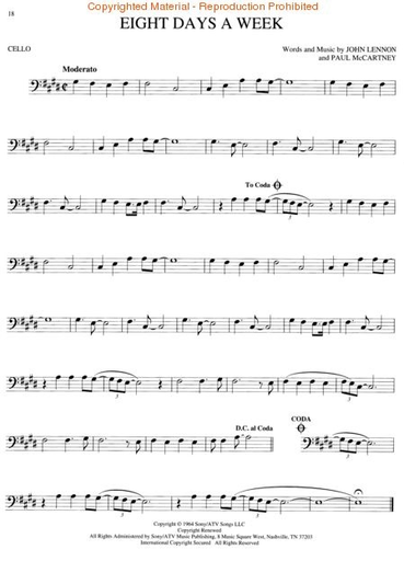 The Best of the Beatles (cello)