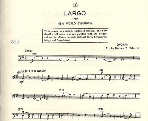 Whistler, H.S.: Solos for Strings (cello)