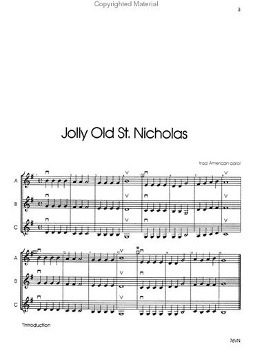 Frost, R.S.: Christmas Kaleidoscope (violin)