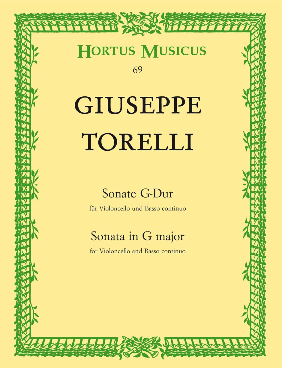 Torelli, Giuseppe (Giegling): Sonata in G major (cello & piano) Barenreiter