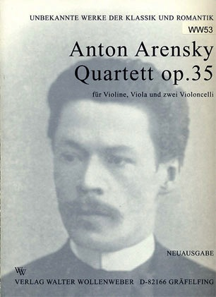 Arensky, Anton: String Quartet Op.35 (violin, viola, 2 CELLOS)