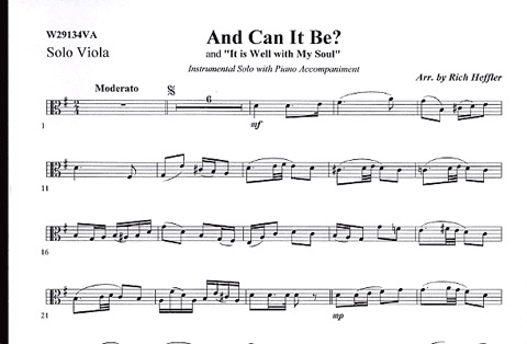 Heffler, R.: And Can It Be?(viola & piano)