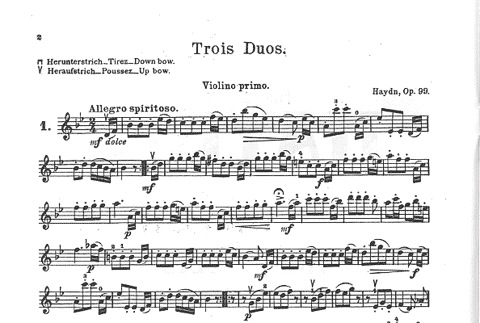 Haydn, F.J.: 3 Duets Op.99 (2 violins)