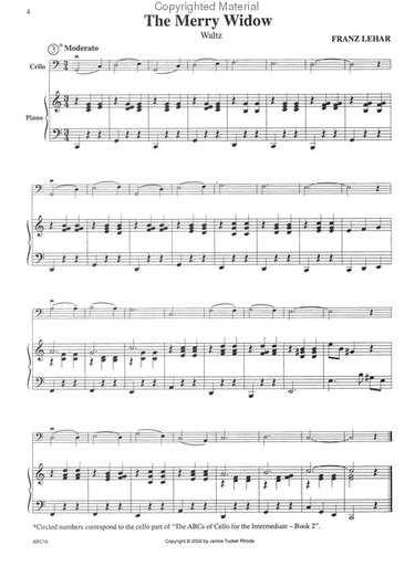 Rhoda, Janet Tucker: The ABC's of Cello for the Intermediate Vol.2 (piano acc)