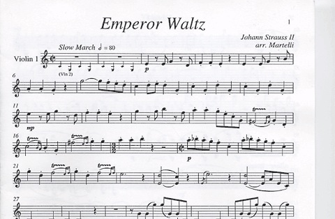Strauss, Johann: Emperor Waltz (string quartet)