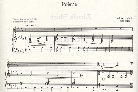 Fibich, Zdenek: Poem (violin & piano)