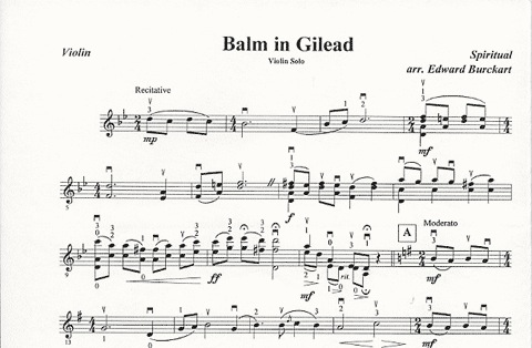 Burckart, Edward: Balm In Gilead (violin & piano)