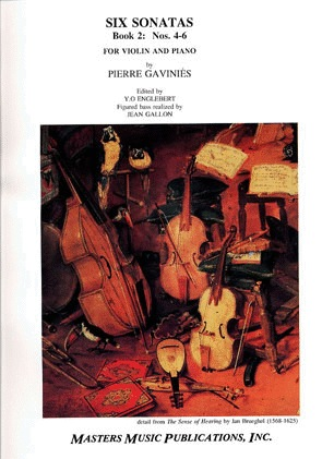 Gavinies, Pierre: Six Sonatas Bk.2 #4-6 (violin & piano)