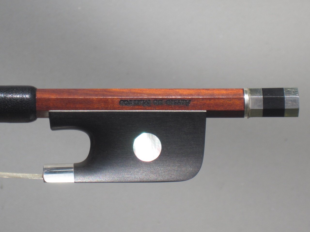 ALYSIO De MATTOS viola bow, Pernambuco / Ebony / Silver, (round heel), 70.0g Rio / Paris, BRAZIL