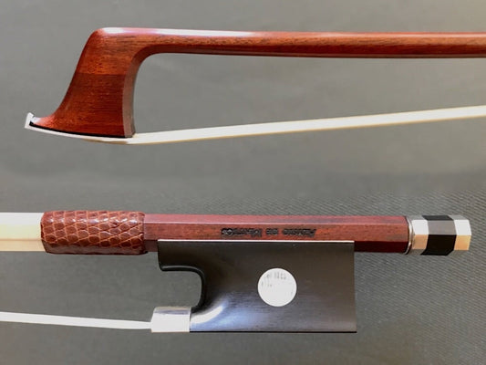 Alysio de Mattos violin bow, Pernambuco/silver, Brazil, 61.6g