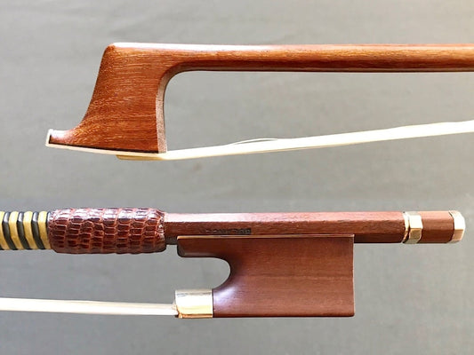 John Bolander gold/mountain mahogony violin bow #833, USA, 60.0g