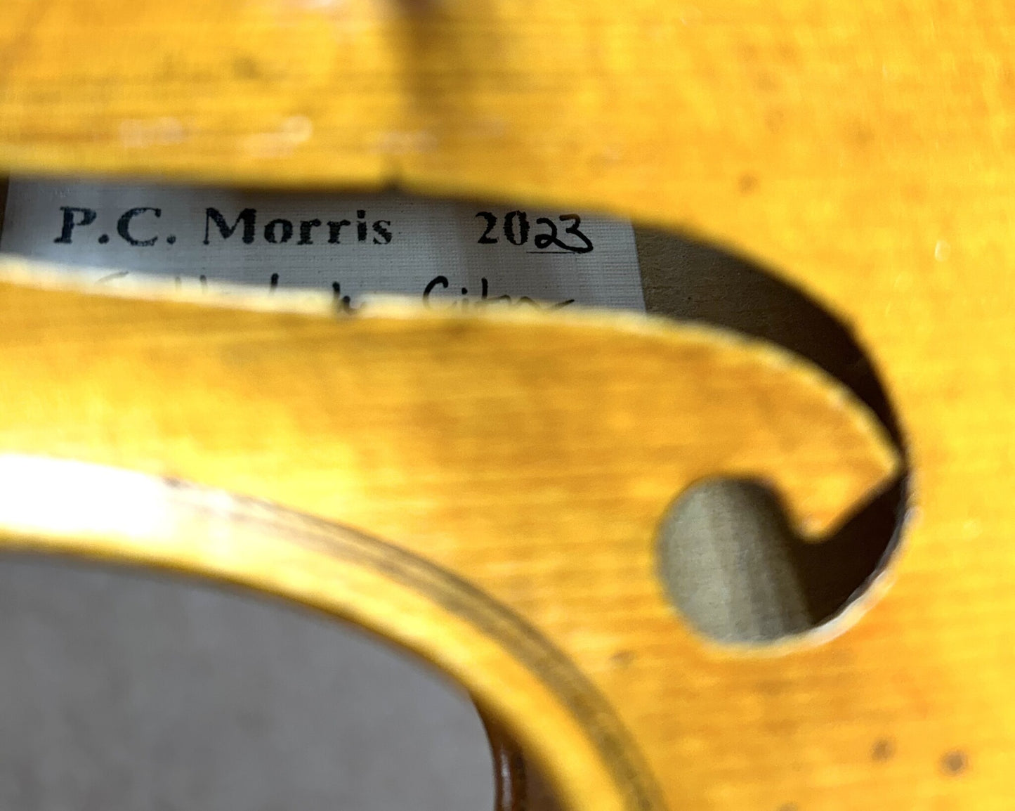 Pete C. Morris violin, Salt Lake City, UT, 2023 | Metzler Violins