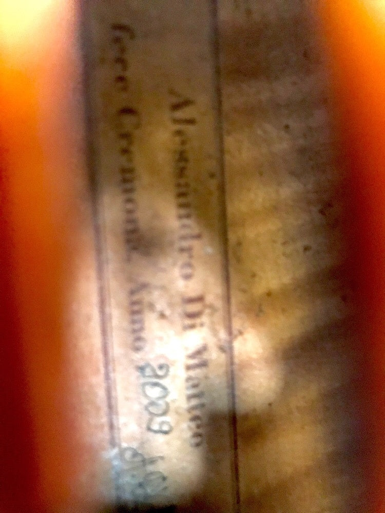 A. di Matteo violin, 2009, Cremona, ITALY (signed by maker)