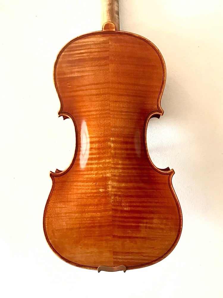 Ettore Callegari 4/4 Strad copy violin, 2018, European tone wood