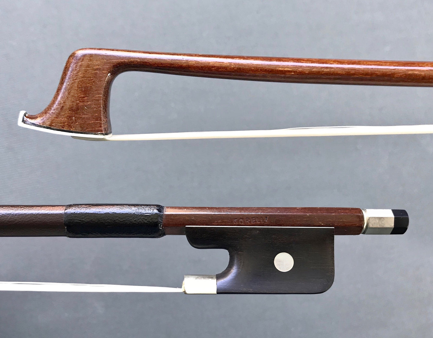 "Corelli" viola bow, ebony & nickel