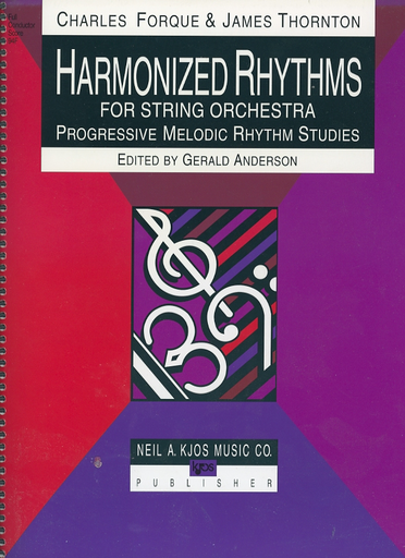 Forque, Charles: Harmonized Rhythms for String Orchestra (score)