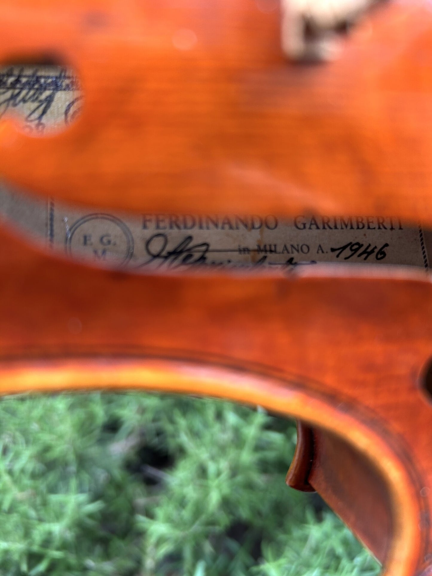Giorgio Grisales violin, Garimberti model, 2009 Cremona | Metzler Violins