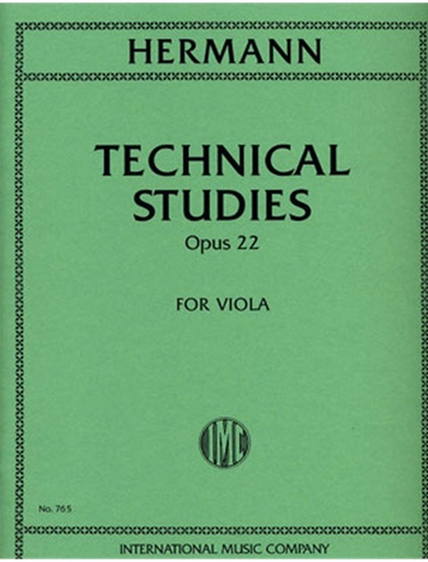 Hermann, F.: Technical Studies Op.22 (viola)