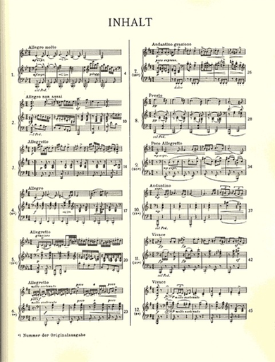 Brahms, Johannes (Klengel): 12 Hungarian Dances violin & piano)