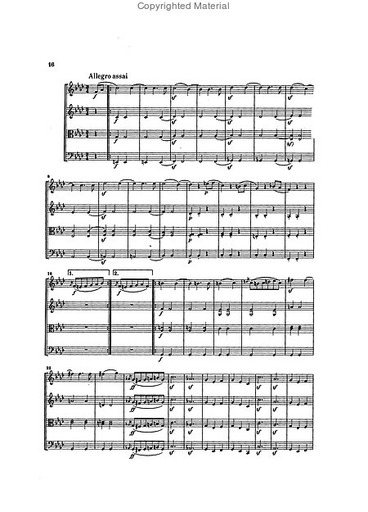 Mendelssohn, F. (Herttrich, ed.): String Quartet, Op. Posth. 80, urtext (score)