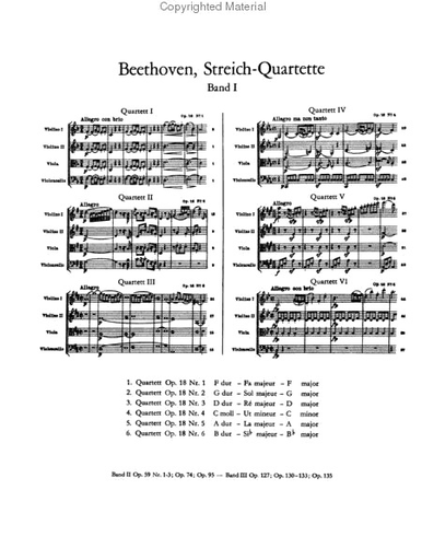 Beethoven, L.van: String Quartets Vol.1; Op.18 No.1-6