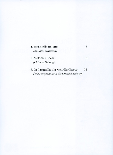 Aquilanti, Giancarlo: Sonata for Violin and Piano
