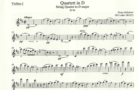 Schubert, F.: String Quartets Vol.1, Barenreiter