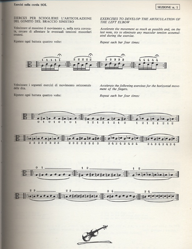 Centurioni, Paolo: La Viola-daily exercises (viola)