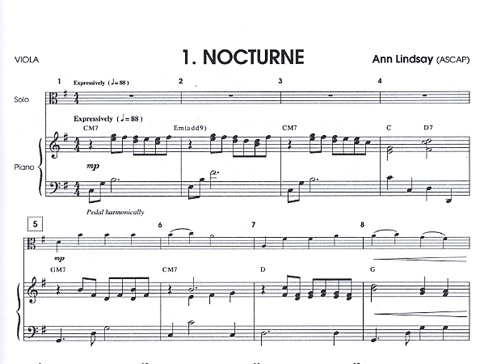 Curnow, James: 1st Recital Series for Viola (piano accompaniment)