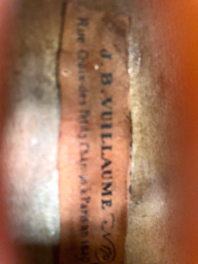 Vuillaume 1829 labeled violin by JTL, ca 1910, Mirecourt, FRANCE