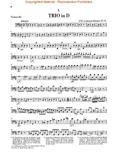Haydn, F.J. (Stockmeier, ed.): Piano Trios, Vol.3, urtext (flute or violin, cello, and piano)
