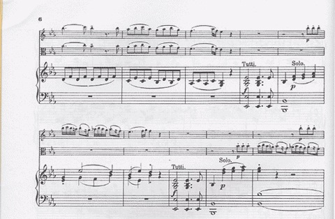 Mozart, W.A.: Sinfonia Concertante in Eb Major, K.364 (violin, viola, and piano)