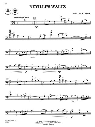 Doyle, Patrick: Selectons from Harry Potter & the Goblet of Fire (cello, piano, CD)