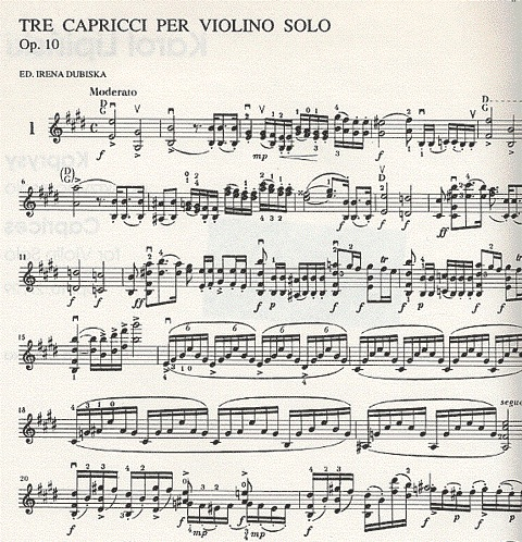 Lipinski: Solo Caprices Op.10, 27, 29 (violin)
