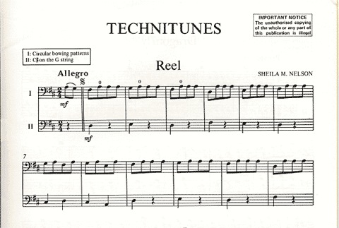 Nelson, Sheila: Technitunes (2 cellos)
