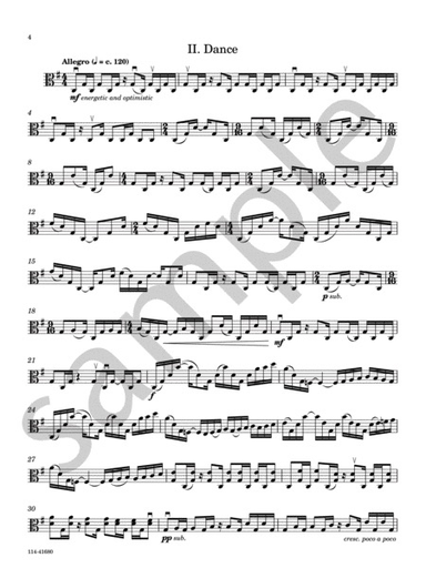 Harberg, Amanda: For Sydney (viola solo)