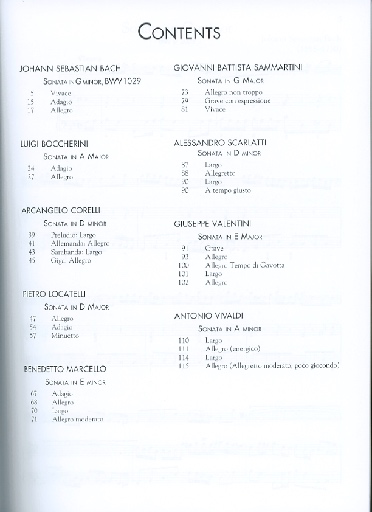 Schirmer, G.S.: The Baroque Cello Collection, 10 Pieces by 9 Composers (cello & piano)
