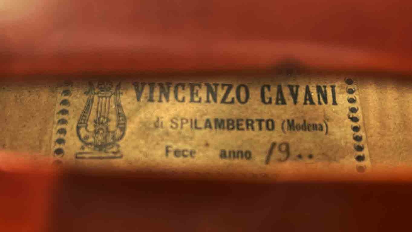 Vincenzo Cavani 16 3/4" viola, #128, 1951, Spilamberto, ITALY | Metzler Violins