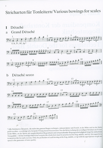 Trumpf, Klaus: Bowing Techniques for the Double Bass Vol.1