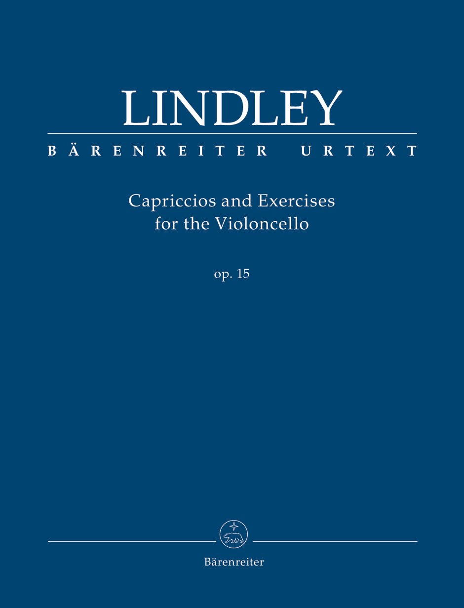 Lindley, Robert.: Capriccios and Exercises for the Violoncello op. 15 (cello) BARENREITER