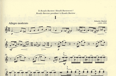 Martinu, Bohuslav: String Quartet No. 6 (parts) Barenreiter